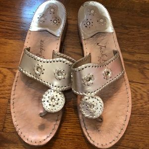 Jack roger sandals platinum